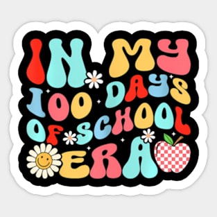 In My 100 Days Of School Era Teacher Kids 100 Days Smarter Sticker